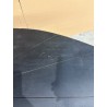 JAMES - Ovoid Coffee Table with Textured Black Matt Top