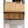 SECONDE MAIN - Buffet 4 portes 2 niches en bois de teck recyclé