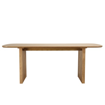 Table à manger rectangulaire L200 décor et chêne naturel - SYA