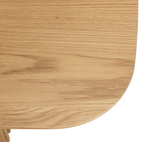 Table à manger rectangulaire L200 décor et chêne naturel - SYA