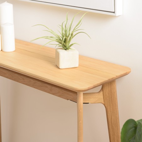 Console 100x35cm en chêne massif - SYA