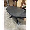 SECOND HAND - Dining table 220x110cm black stone effect top