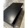 Table basse rectangulaire noire industrielle ROMAIN