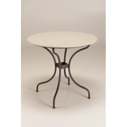 Round ceramic and steel garden | SECOND-HAND