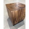 SECONDE MAIN - Table d'appoint carrée SAM bois Suar 38x38cm