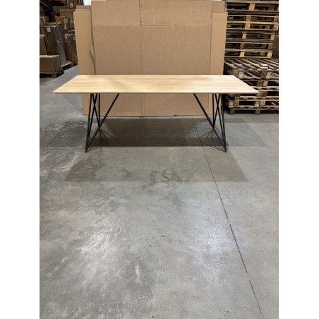 MAXENCE Rectangular Dining Table 220x100cm Oak Wood