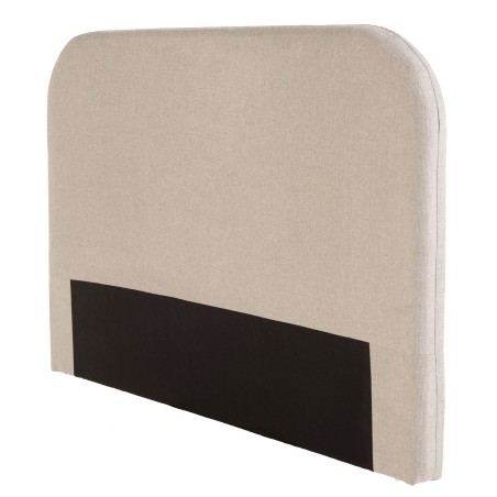 Upholstered headboard for 140/160 cm beds in beige - Arthur Collection