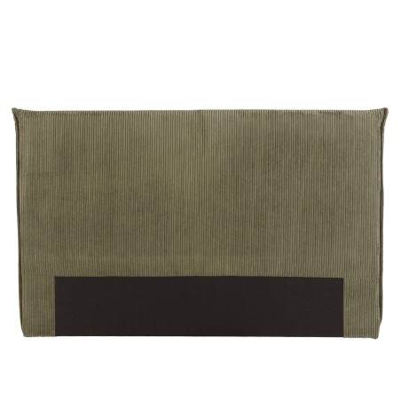 Tête de lit rembourrée pour lits 140/160cm velours côtelé vert - Collection Arthur