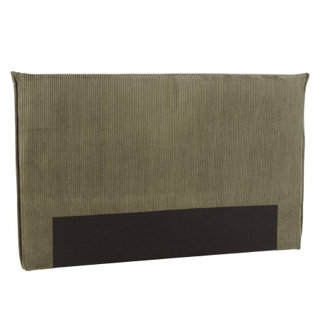 Tête de lit rembourrée pour lits 140/160cm velours côtelé vert - Collection Arthur