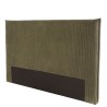 Upholstered headboard for 160/180 cm beds in green corduroy - Arthur Collection