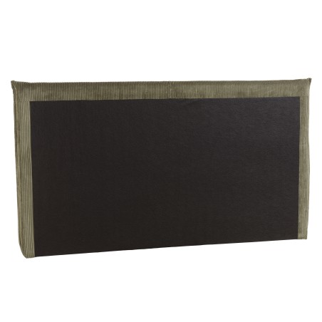 Upholstered headboard for 160/180 cm beds in green corduroy - Arthur Collection