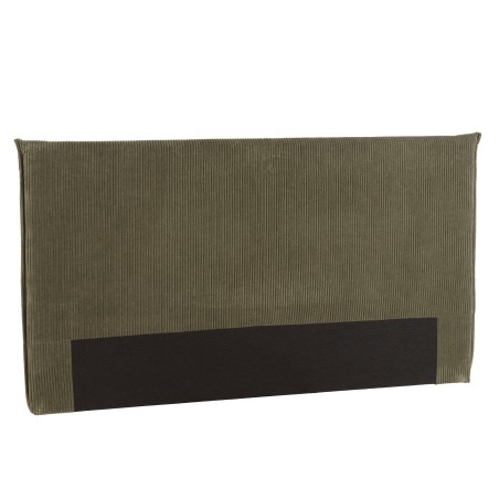 Upholstered headboard for 160/180 cm beds in green corduroy - Arthur Collection