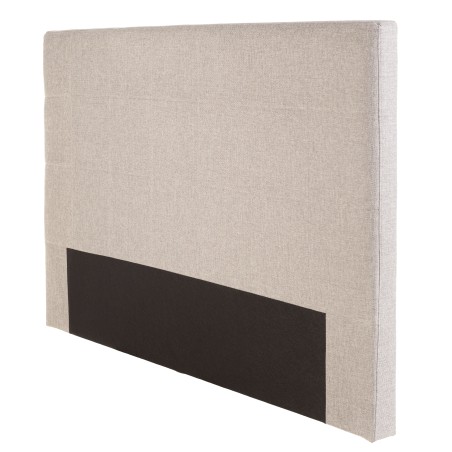 Upholstered headboard for 140/160 cm beds in grey - ARTHUR Collection