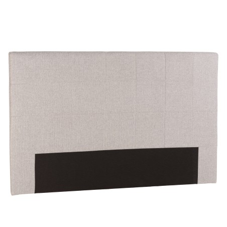 Upholstered headboard for 140/160 cm beds in grey - ARTHUR Collection
