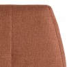Upholstered headboard for 140/160 cm beds in terracotta/orange