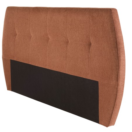Upholstered headboard for 140/160 cm beds in terracotta/orange