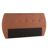 Tête de lit rembourrée pour lits 140/160cm couleur terracotta / orange