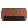 Tête de lit rembourrée pour lits 160/180cm couleur terracotta / orange