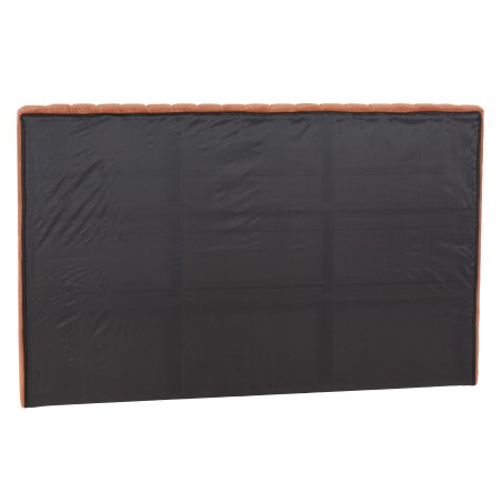 Upholstered headboard for 140/160cm beds in orange velvet
