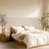 Tête de lit rembourrée pour lits 140/160cm couleur lin