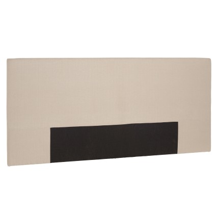 Upholstered headboard for 140/160 cm beds, linen colour
