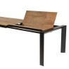 Outdoor dining table 250/350x100cm recycled teak with metal legs Outdoor dining table 250/350x100cm recycled teak with metal legs