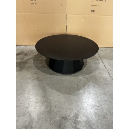 SECONDE MAIN - Table basse ronde noire D90cm