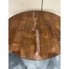 SIXTINE Round Shell Coffee Table 100x100cm - Recycled Teak Top