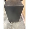 ANGELO Black Wooden Sideboard with Drawers & Doors