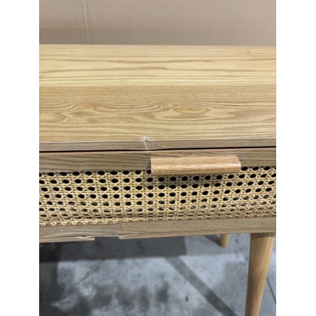 RODRIGO Natural-Coloured Console Table with 2 Drawers