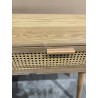 RODRIGO Natural-Coloured Console Table with 2 Drawers