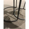 SECONDE MAIN - Set de 2 tables d'appoint rondes gigogne marron Teck recyclé Acacia