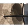 SECONDE MAIN - Table basse ronde noire 102x102cm piètement métal