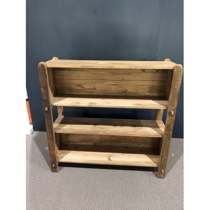 SECONDE MAIN - Étagère marron 3 niveaux bois Pin recyclé