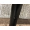 SECONDE MAIN - Console noire bois 2 tiroirs cannage