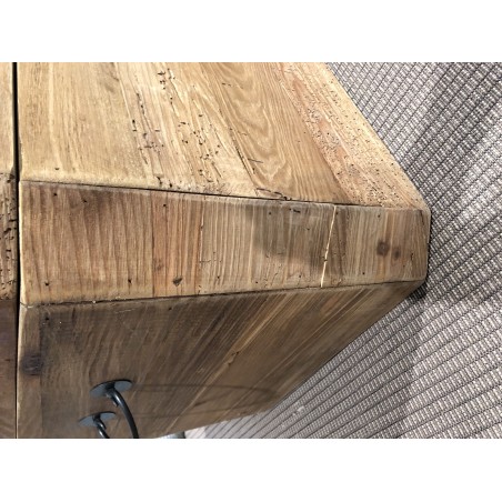 SECONDE MAIN - Coffre rangement marron bois