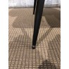 SECONDE MAIN - Lot de 2 chaises tissu écru dossier arrondi pieds acier noir
