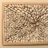 Déco 120x70cm branches de teck, cadre naturel | SECONDE MAIN
