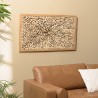Déco 120x70cm branches de teck, cadre naturel | SECONDE MAIN
