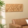 Décoration murale 120x50cm motifs losanges teck | SECONDE VIE