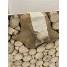 Square wall decoration 100x100cm teak mosaics - model 1 | second-hand