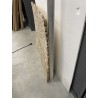 Décoration murale carrée 100x100cm mosaïques en teck - modèle 3 | SECONDE VIE