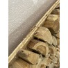 SECOND-HAND - Square wall decoration 100x100cm teak branches - model 2