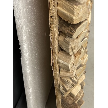 SECOND-HAND - Square wall decoration 100x100cm teak branches - model 2