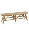 2-seater bench in wood and rattan | Amy Collection 2-seater bench in wood and rattan | Amy Collection