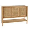 2-shelf, 3-door sideboard in mindi wood and natural rattan | Amy Collection 2-shelf, 3-door sideboard in mindi wood and natural rattan | Amy Collection
