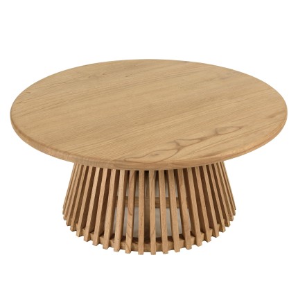 Round coffee table with central leg | Amy Collection