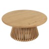 Round coffee table with central leg | Amy Collection Round coffee table with central leg | Amy Collection