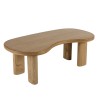 Wave-shaped coffee table in mindi wood | Amy Wave-shaped coffee table in mindi wood | Amy