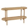 Console table with natural rattan shelf | AMY Console table with natural rattan shelf | AMY